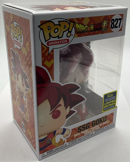 Funko Pop! Dragon Ball Super: SSG Goku #827 2020 Summer Convention Exclusive