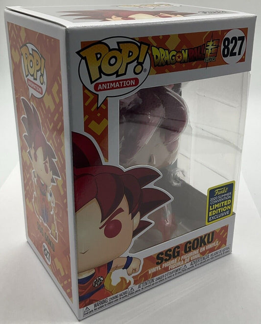 Funko Pop! Dragon Ball Super: SSG Goku #827 2020 Summer Convention Exclusive