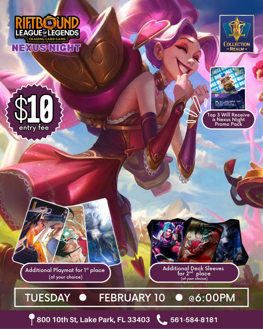 Riftbound: League of Legends TCG Nexus Night – Feb 10 (Tue) 6:00 PM
