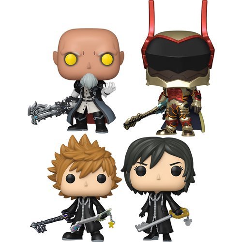 Kingdom Hearts Funko Pop! Games Disney - Set of 4 (Lingering Will #1120, Xion with Keyblade #1121, Roxas with Keyblades #1122, and Xehanort with Blade #1123) Collectible Vinyl Figures - Estimated Arrival: Oct. 2025 (PRE-SALE)