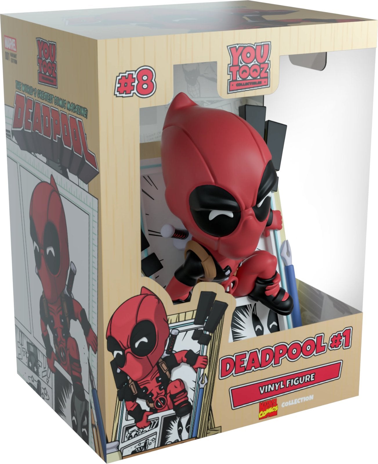 Deadpool #1 Youtooz Deadpool Collection - Approx. 5.1" Collectible Vinyl Figure #8 with Window Display Box (PRE-SALE)