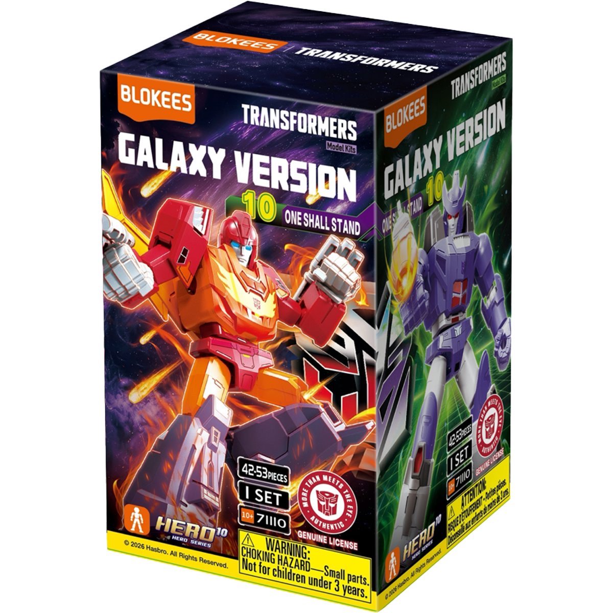 Transformers Galaxy Version 10 Blind Box Model Kit Case of 9