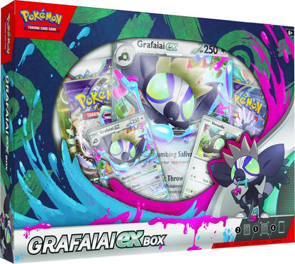 Pokemon TCG Grafaiai ex Box Pokemon Trading Cards with Booster Packs