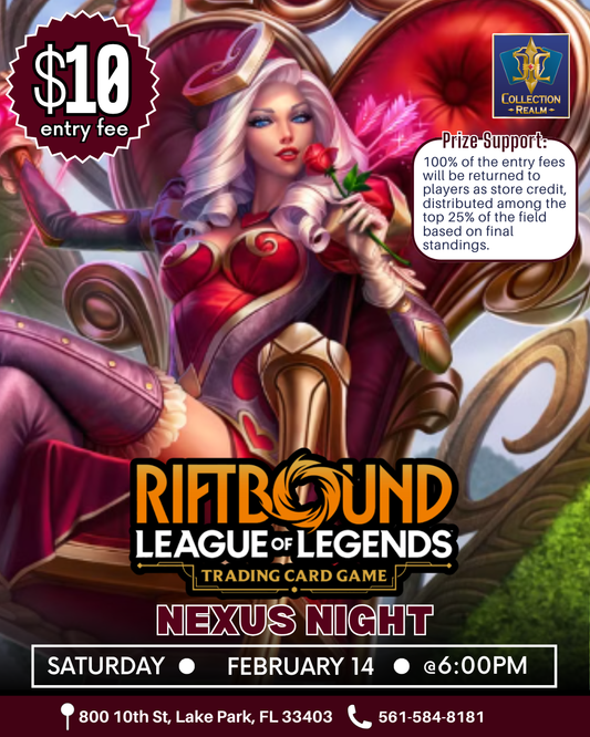 Riftbound: League of Legends TCG Nexus Night – Feb 14 (Sat) 6:00 PM